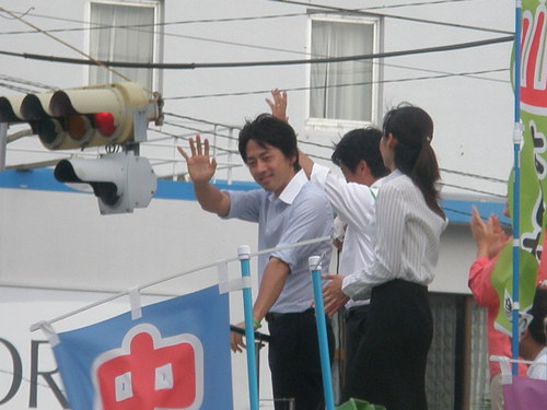 小泉　進次郎氏現る