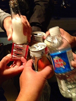 坐薬vs麦酒