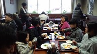 朝食タイム