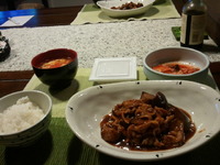 茄子と豚肉の甜麺醤炒め 2012/03/19 22:13:21