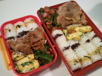 しょうが焼き弁当 2012/06/13 09:09:01