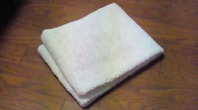 美しいタオルのたたみ方