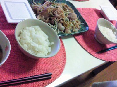 最近のご飯
