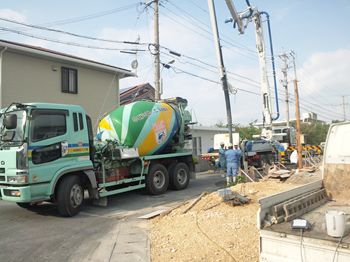 コンクリート打設