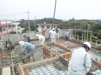 ＲＦスラブ打設