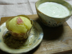 蒸しパン。。