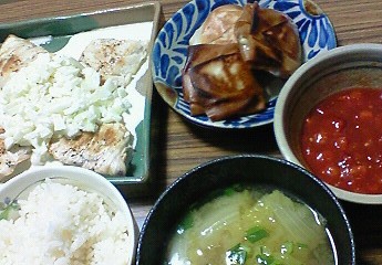 夕飯。