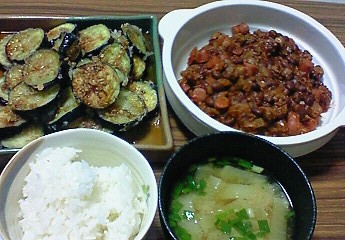 夕飯。