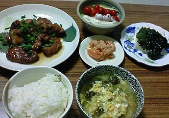 夕飯。