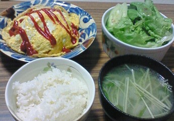 夕飯。