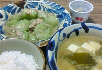 夕飯。