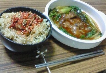 夕飯。