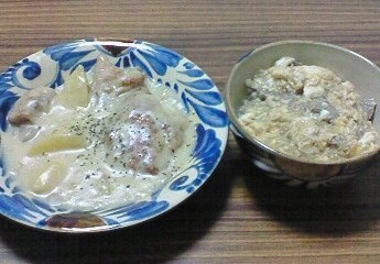 夕飯。