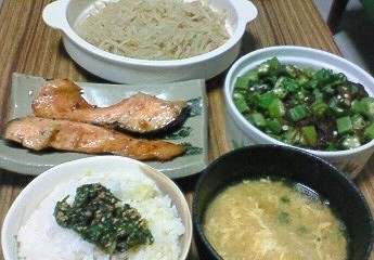 夕飯。