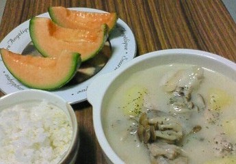 夕飯。