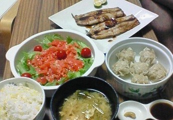 夕飯。