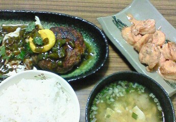 夕飯。