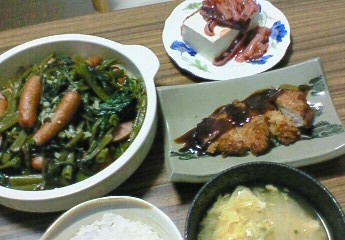 夕飯。