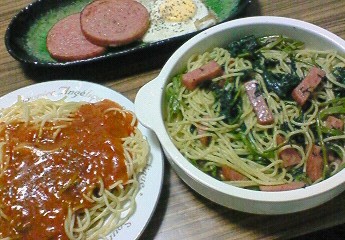 夕飯。