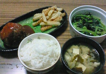 夕飯。