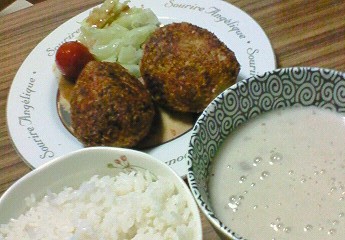 夕飯。