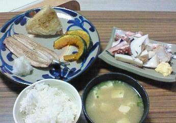 夕飯。