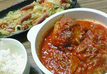 夕飯。
