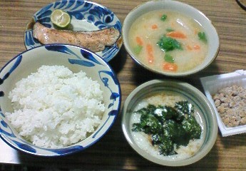 夕飯。