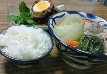 夕ごはん。