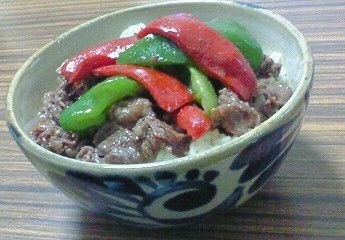 夕飯。