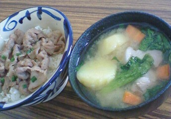 昼ごはん。