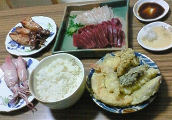 夕飯。