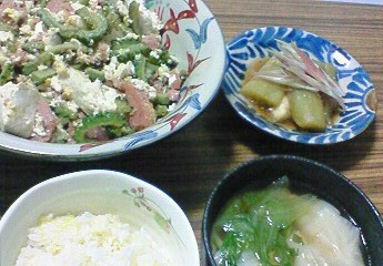 夕飯。
