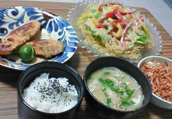 夕飯。