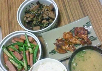 夕飯。