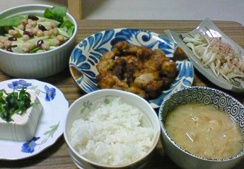 夕飯。