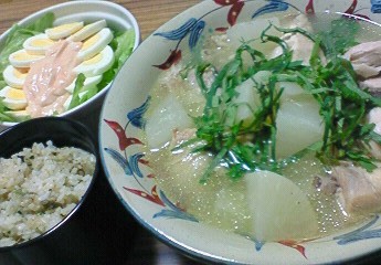 夕飯。