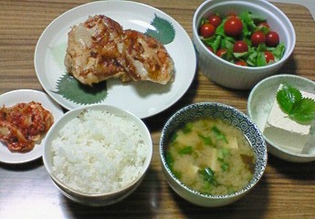 夕飯。