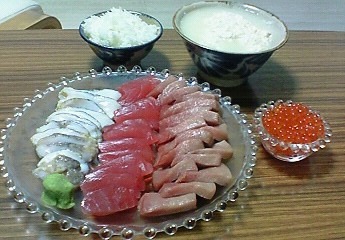 夕飯。