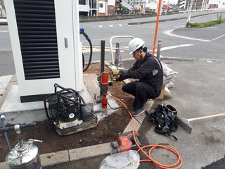 福岡県小倉北へ急速充電設置工事に行ってきました