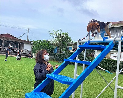 愛犬との面会日で～す
