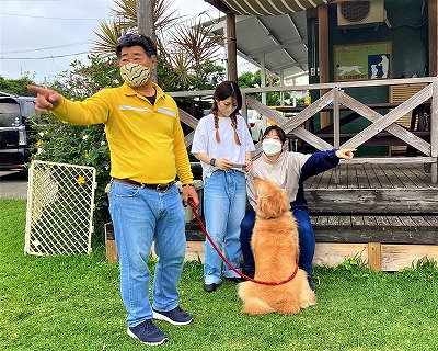 愛犬との面会日で～す