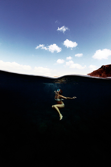 “別世界のような海中写真"