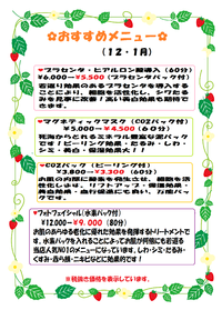 期間限定キャンペーン！！ 2016/11/30 12:16:11