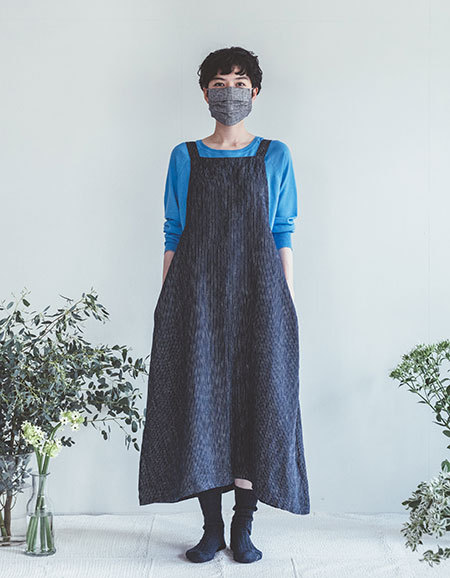 tous les jours:fog linen work マリア エプロンドレス