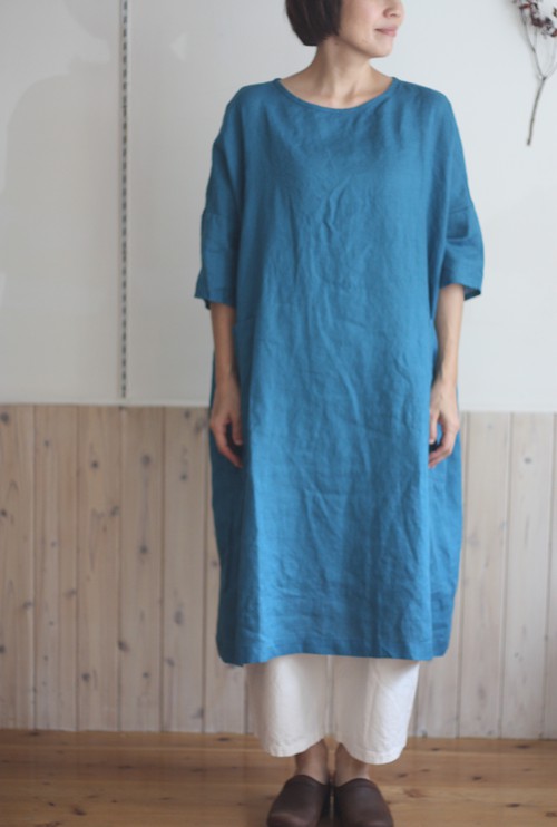 Fog Linen Work Summer イレネ ワンピース ラピス Tous Les Jours