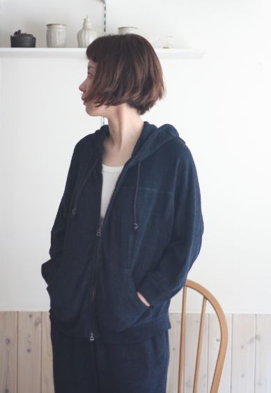 tous les jours:2015SS ：nest Robe リネンコットンパイル生地の