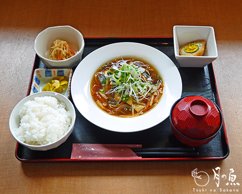 揚げ鯖の五目あんかけ定食　－2013/04/04－