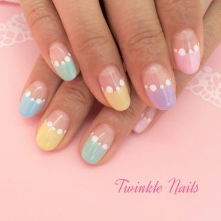 Twinkle Nails トゥインクル ネイルズ 2 21パステルフレンチネイル