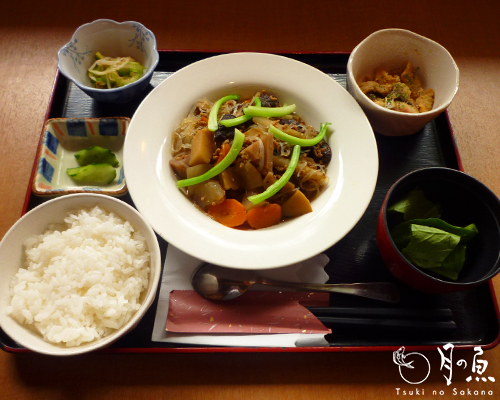 根菜のそぼろ煮定食　－2012/06/14－